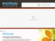 Tablet Screenshot of patronwindows.com.au
